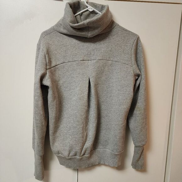 Alo Yoga Haze Funnel Neck Pullover Sweatshirt Sz S comfy Cottagecore Atheleisure - Picture 10 of 15